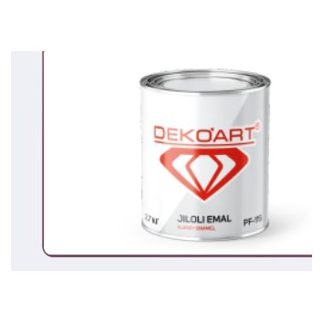 DEKO'ART ЭМАЛЬ белая 3 кг